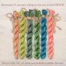 Set of OwlForest Hand-Dyed Threads for the “The Sea King” Chart (Thread Trade n.a. Kirov)