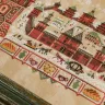 Printed embroidery chart “Red Fortress”