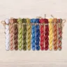 Set of OwlForest Hand-Dyed Threads for the “Dining Negotiant” or “Russian Lunchtime” Chart (DMC)