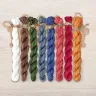Set of OwlForest Hand-Dyed Threads for the “Christmas Tree” Chart (Thread Trade n.a. Kirov)