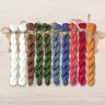 Set of OwlForest Hand-Dyed Threads for the “Christmas Tree” Chart (Thread Trade n.a. Kirov)