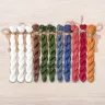 Set of OwlForest Hand-Dyed Threads for the “Christmas Tree” Chart (Thread Trade n.a. Kirov)