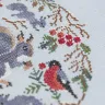 Free embroidery digital chart “Winter Dining”