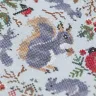 Free embroidery digital chart “Winter Dining”