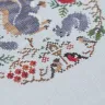Free embroidery digital chart “Winter Dining”
