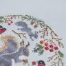 Free embroidery digital chart “Winter Dining”