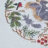 Free embroidery digital chart “Winter Dining”