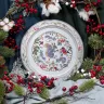Free embroidery digital chart “Winter Dining”