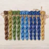 Set of OwlForest Hand-Dyed Threads for the “Cornflower Summer” Chart (DMC)
