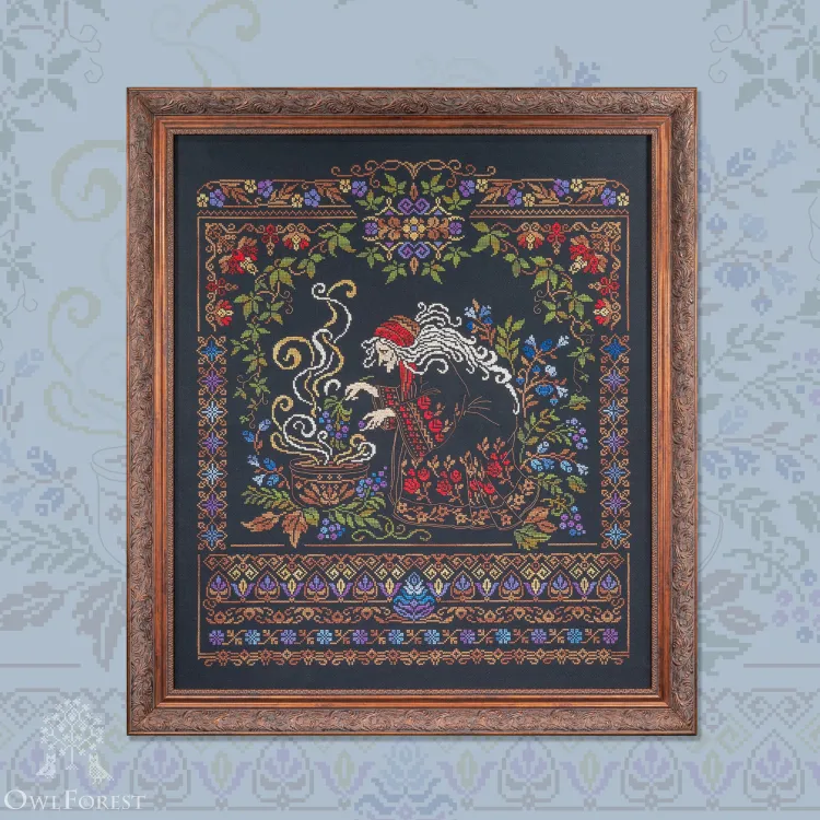 Digital embroidery chart “Yaga”