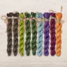 Set of OwlForest Hand-Dyed Threads for the “The Herbal Shop” Chart (Thread Trade n.a. Kirov)