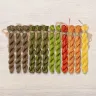 Set of OwlForest Hand-Dyed Threads for the “Underwater World” Chart (Thread Trade n.a. Kirov)