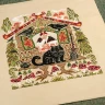 Printed Embroidery chart “Yaga's Cat”