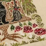 Printed Embroidery chart “Yaga's Cat”