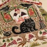 Printed Embroidery chart “Yaga's Cat”