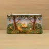 “Small Lanterns” Leather Zipper Pouch