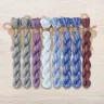 Set of OwlForest Hand-Dyed Threads for the “Owl Serenade” Chart (DMC)