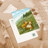 “Fox Family’s Year” Postcard Set  