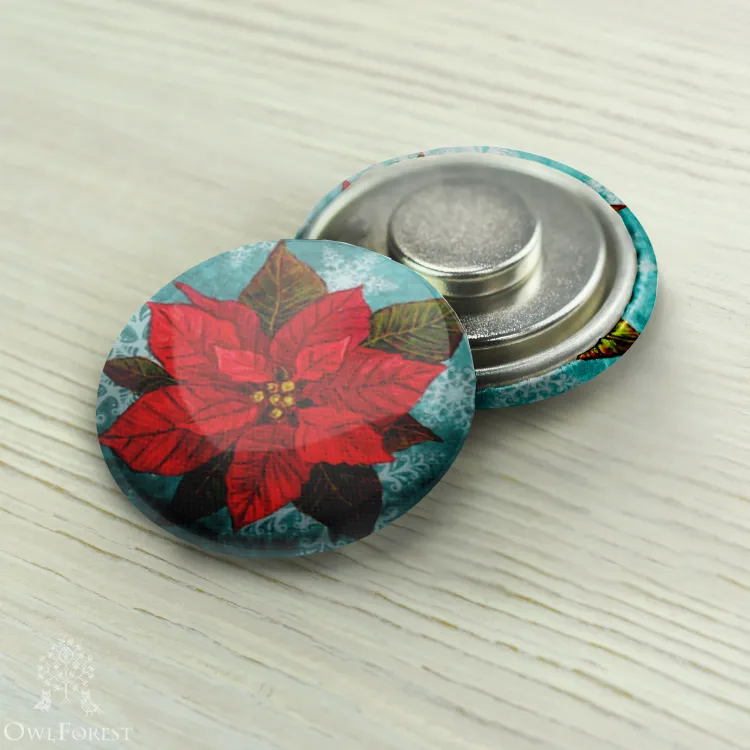 Magnet Needle Minder “Poinsettia”