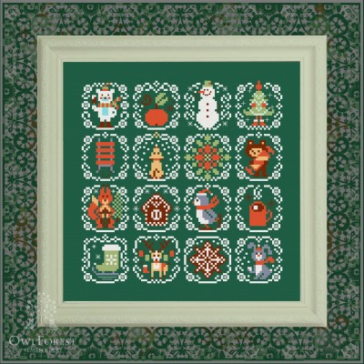 Digital embroidery chart “Christmas Miniatures”