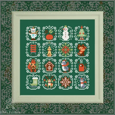 Digital embroidery chart “Christmas Miniatures”