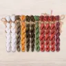 Set of OwlForest Hand-Dyed Threads for the “Red Fortress” Chart (DMC)