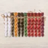 Set of OwlForest Hand-Dyed Threads for the “Red Fortress” Chart (DMC)