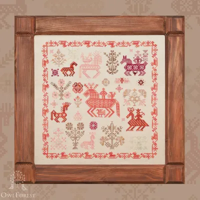 Embroidery kit “Fiery Horse”