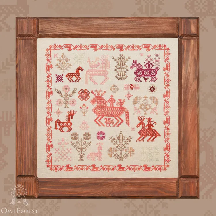 Embroidery kit “Fiery Horse”