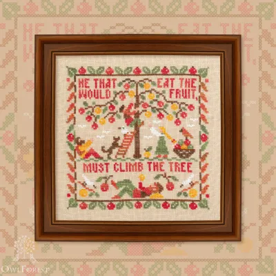 Digital embroidery chart “Proverbs. Fruit on the Tree”