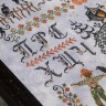Digital embroidery chart “Autumn Night Alphabet” Russian Letters