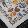 Digital embroidery chart “Autumn Night Alphabet” Russian Letters