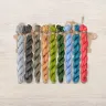 Set of OwlForest Hand-Dyed Threads for the “The Racoon Portrait” Chart (Thread Trade n.a. Kirov)