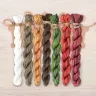 Set of OwlForest Hand-Dyed Threads for the “Red Fortress” Chart (Thread Trade n.a. Kirov)
