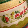 Printed embroidery chart “Watermelon Alphabet” Russian Letters