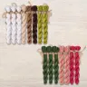Set of OwlForest Hand-Dyed Threads for the “Rosarium” Chart (DMC)