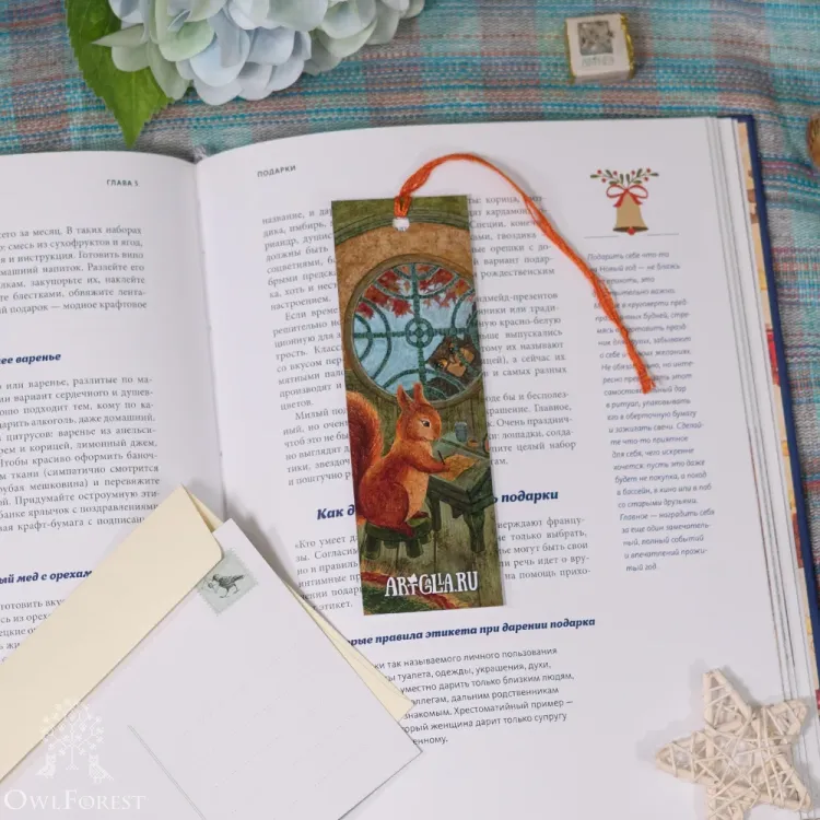 “Autumn Letters” Bookmarker