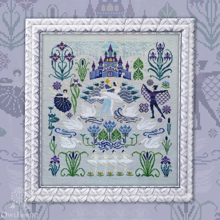 Embroidery kit “Swan Lake”