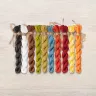 Set of OwlForest Hand-Dyed Threads for the “The Goose Portrait” Chart (DMC)