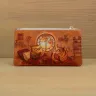 “Melancholy Time” Leather Zipper Pouch