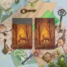“Forest Deer” Leather Cardholder