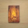 “Forest Deer” Leather Cardholder