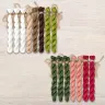 Set of OwlForest Hand-Dyed Threads for the “Rosarium” Chart (Thread Trade n.a. Kirov)
