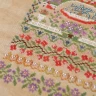 Printed embroidery chart “Courtyard with a Fountain”