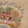 Printed embroidery chart “Courtyard with a Fountain”