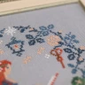 Printed Embroidery chart “Cross-Stitching by Moonlight”