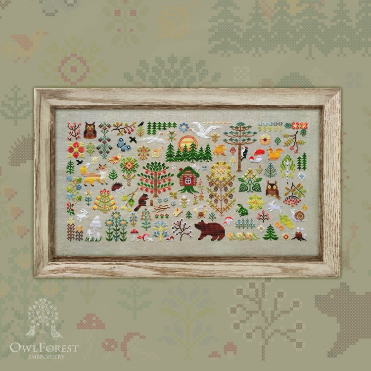 Embroidery kit “Enchanted Forest”