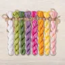 Set of OwlForest Hand-Dyed Threads for the “Orchids” Chart (DMC)