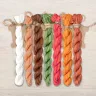 Set of OwlForest Hand-Dyed Threads for “Proverbs. Fruit on the Tree” Chart (Thread Trade n.a. Kirov)
