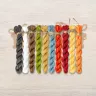 Set of OwlForest Hand-Dyed Threads for the “The Goose Portrait” Chart (Thread Trade n.a. Kirov)